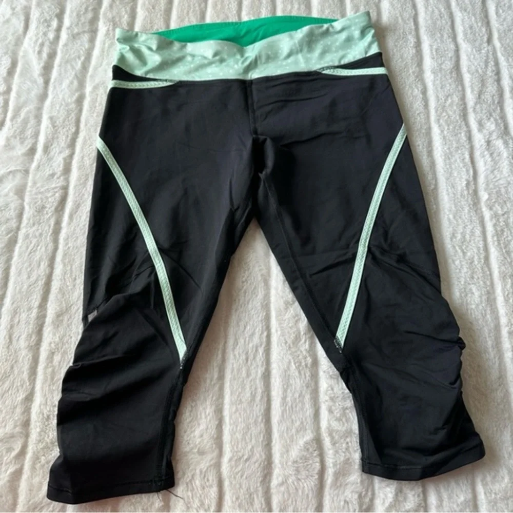 (0088) Lululemon Cropped Pants Size 8 - Picture 1 of 7